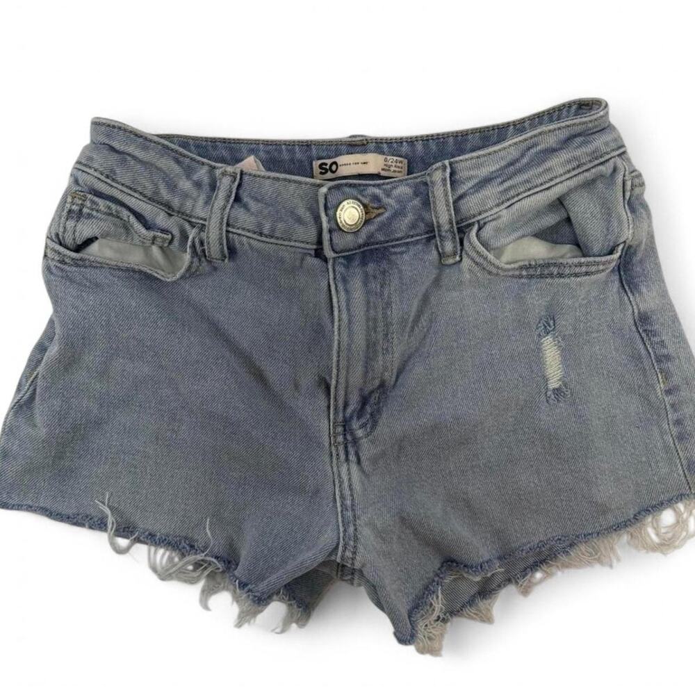 Light denim mom shorts SO Clothing  size 0/24W